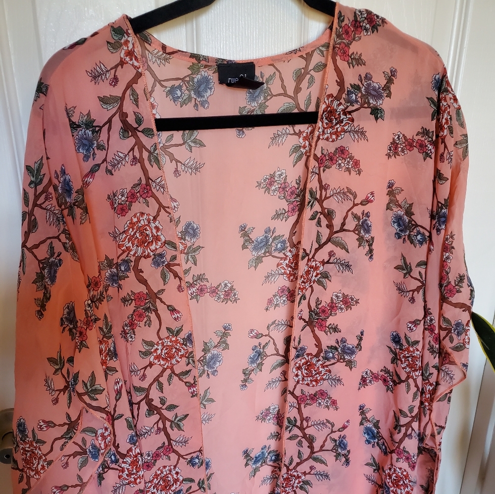 Sheer kimono